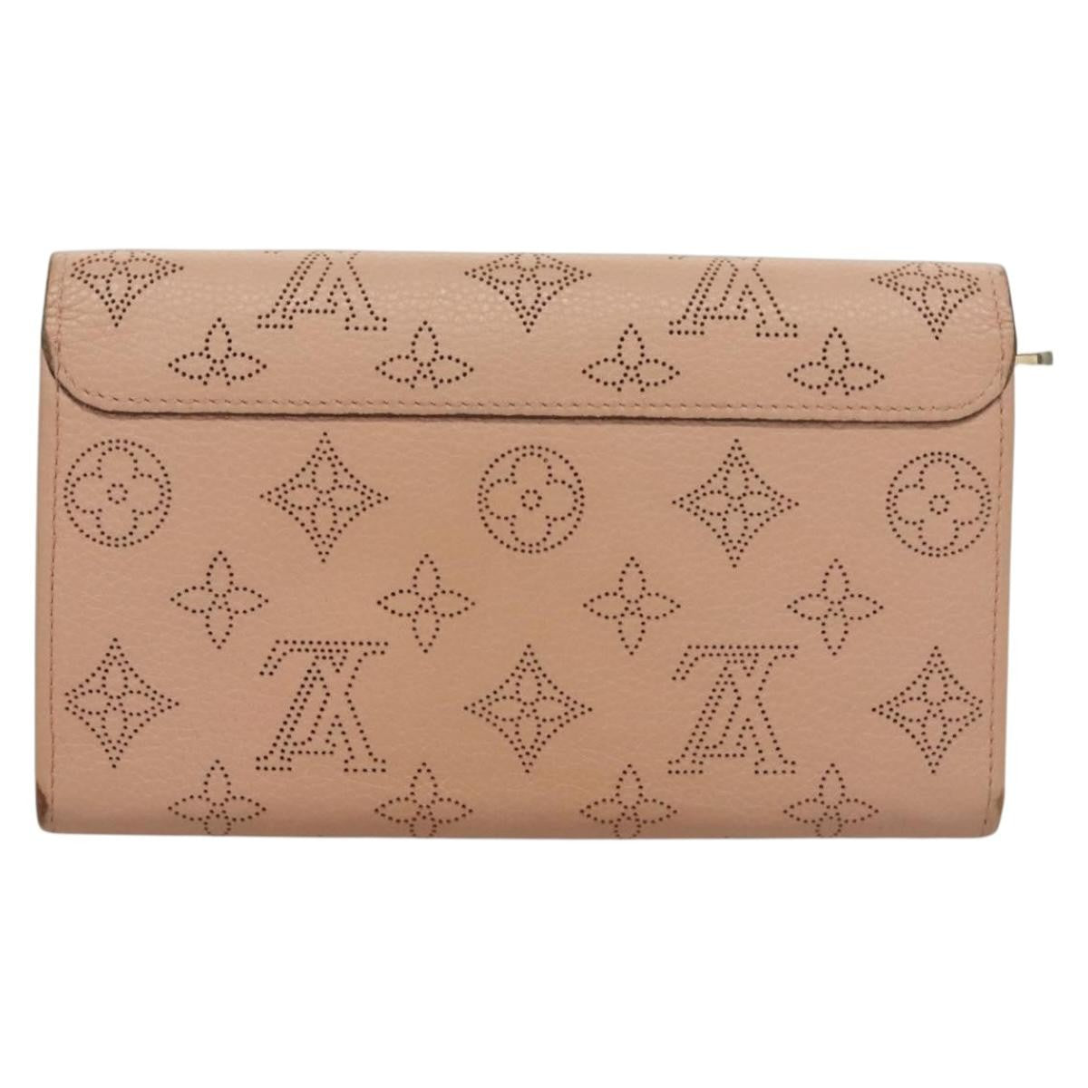 Louis Vuitton Iris Wallet Mahina Leather, PINK, LEATHER, Wallets