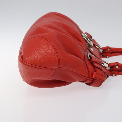 Salvatore Ferragamo Marisa Satchel Leather, RED, LEATHER, Shoulder bag