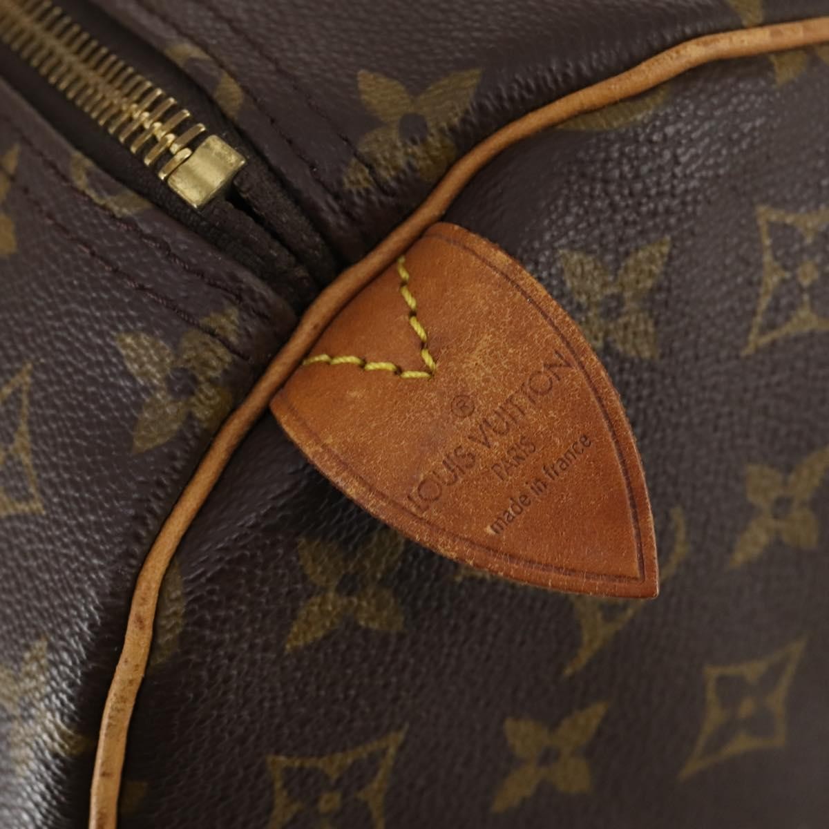 Louis Vuitton Keepall Bag Monogram Canvas, BROWN, CANVAS, Travel bag