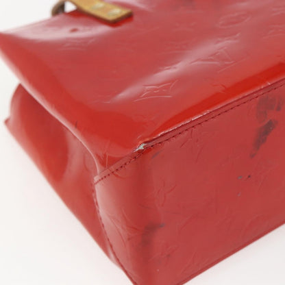 Louis Vuitton Reade Handbag Monogram Vernis, Red, Patent Leather, Handbag