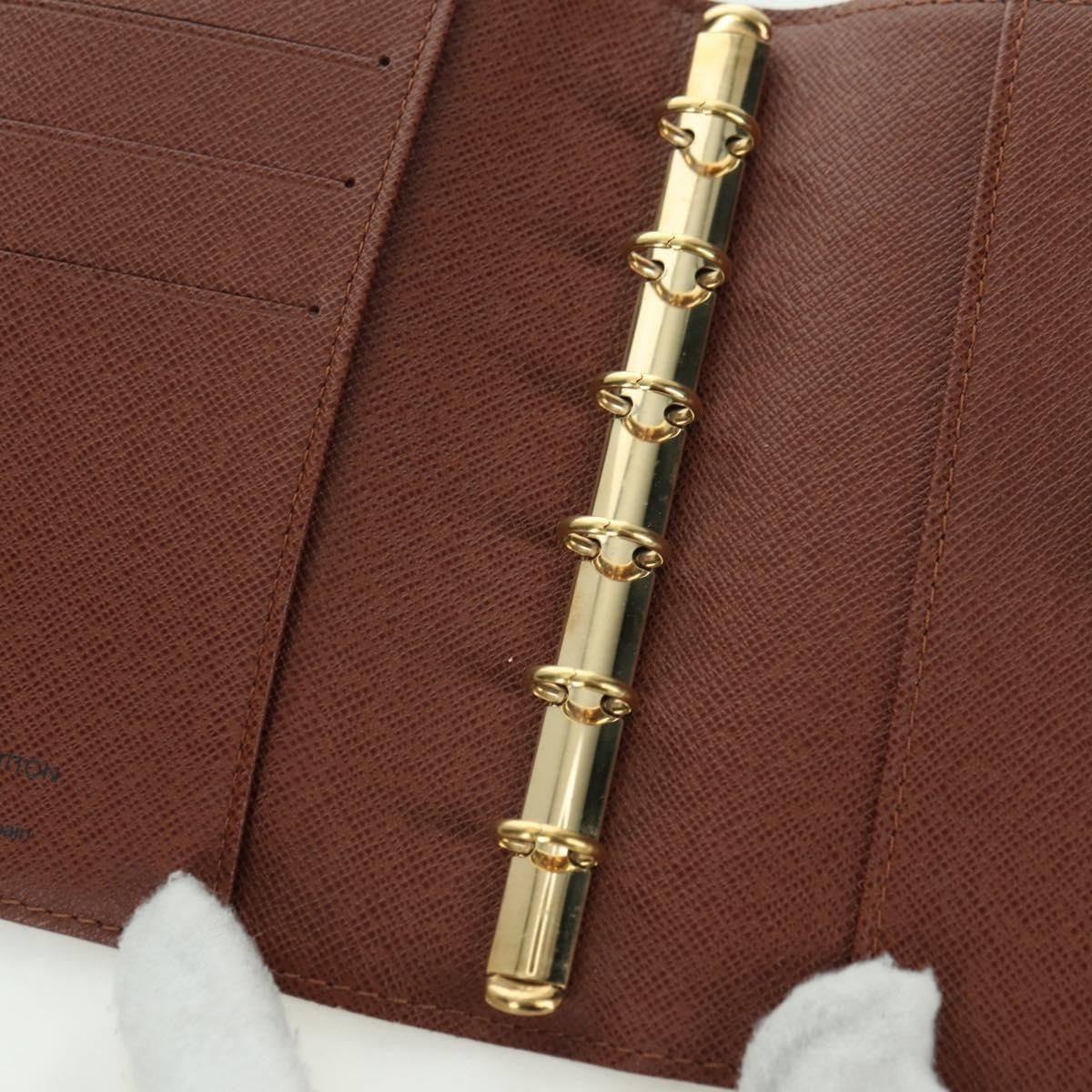 Louis Vuitton Agenda Cover Monogram Panda, Brown, Canvas, Wallet