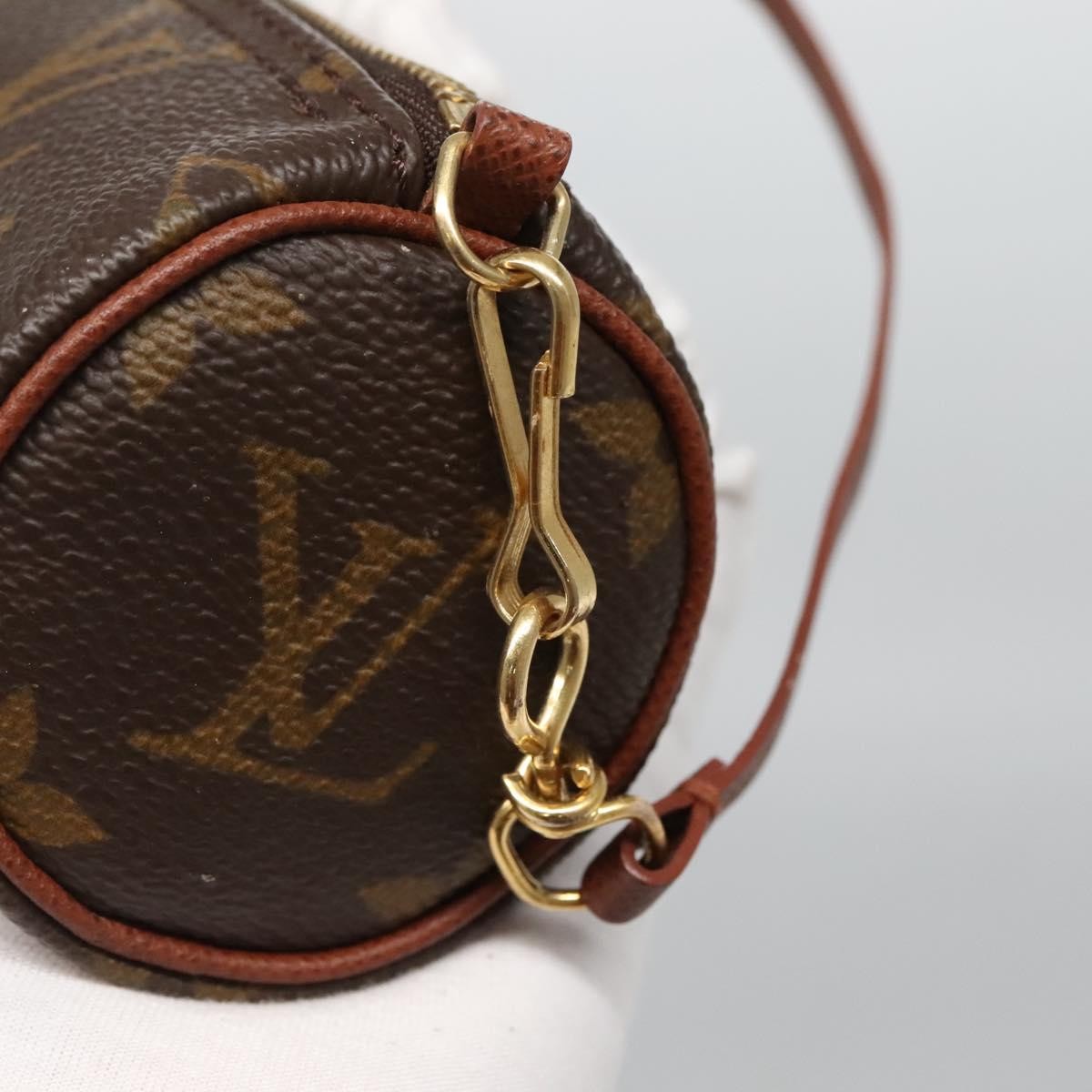 Louis Vuitton Papillon Pochette Monogram Canvas, BROWN, CANVAS, Handbag
