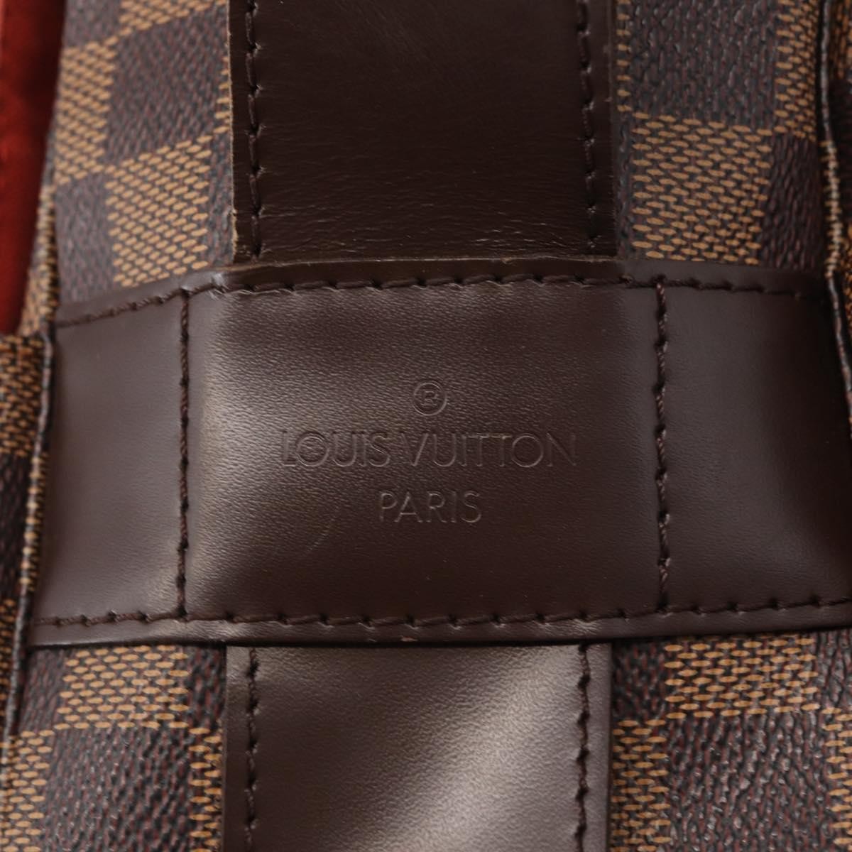 Louis Vuitton Naviglio Handbag Damier, BROWN, CANVAS, Shoulder bag