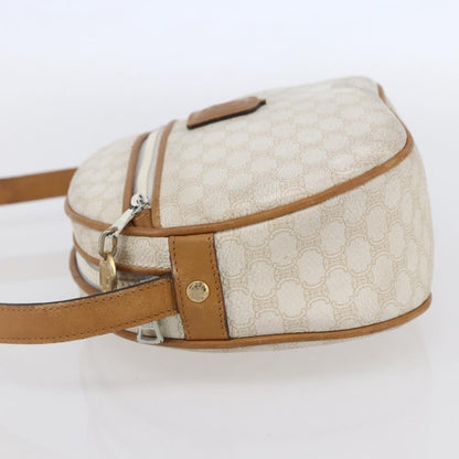 Celine Macadam Shoulder Bag PVC Leather, WHITE, PVC, Shoulder bag