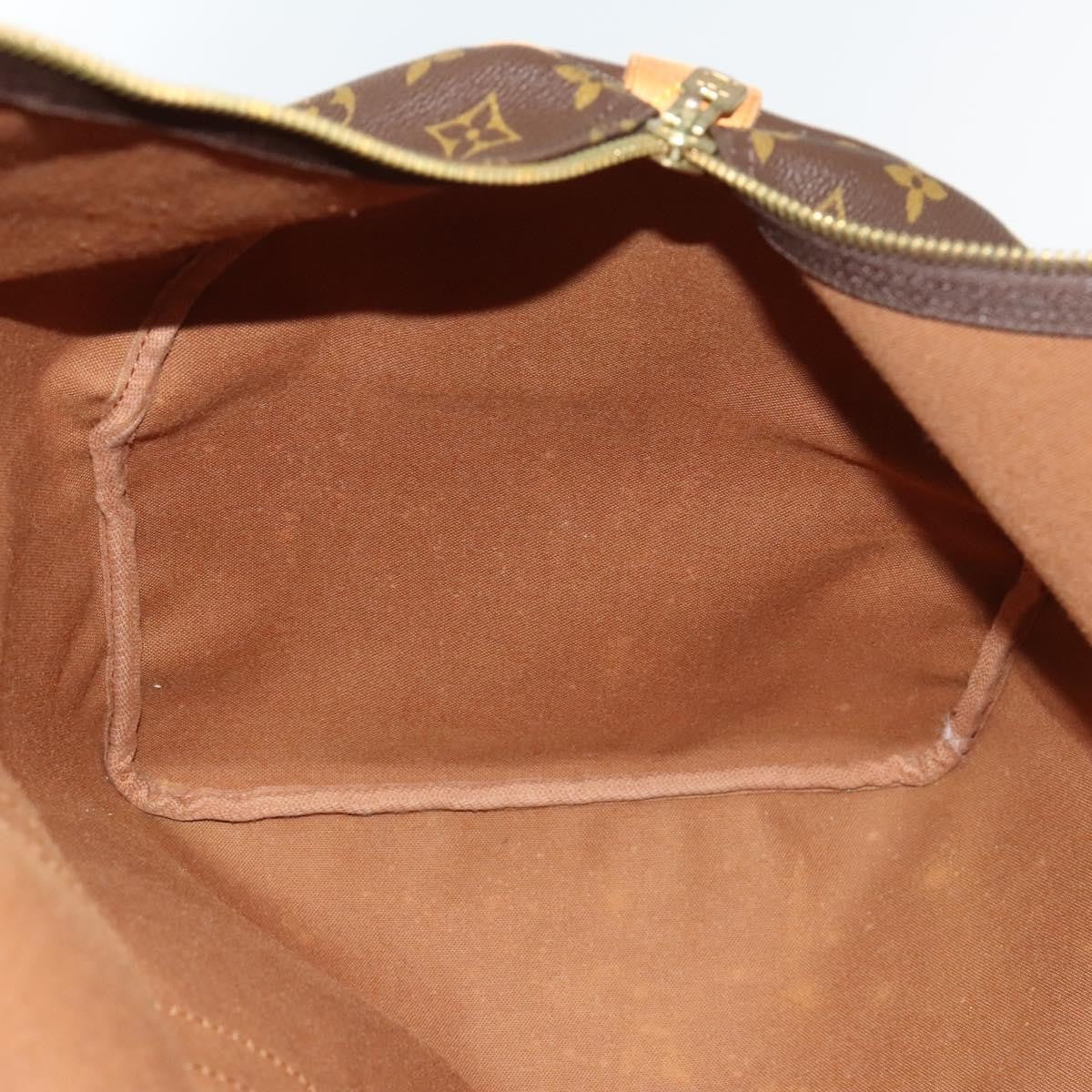 Louis Vuitton Keepall Bag Monogram Canvas, BROWN, CANVAS, Travel bag