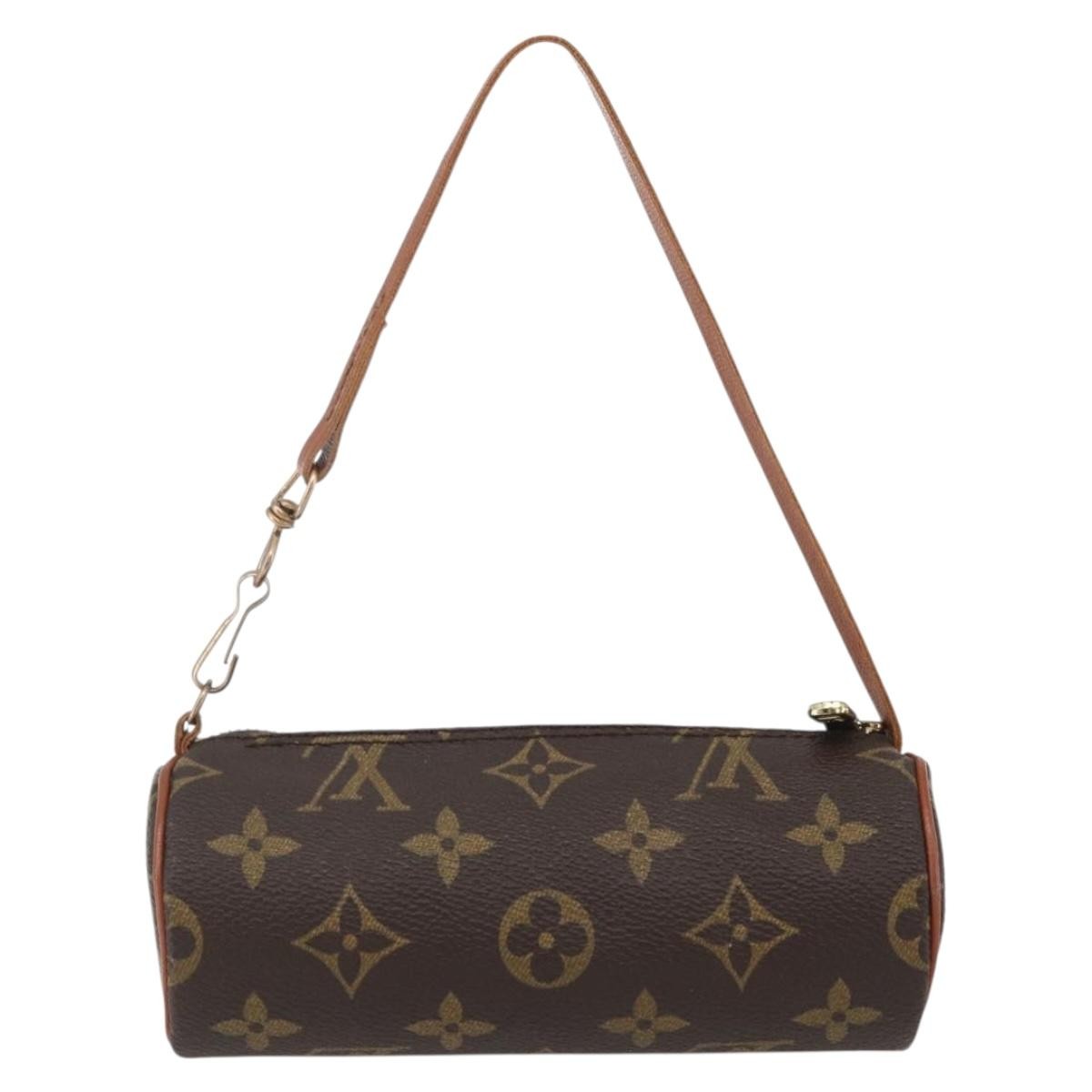 Louis Vuitton Papillon Pochette Monogram Canvas, BROWN, CANVAS, Clutche & pouche