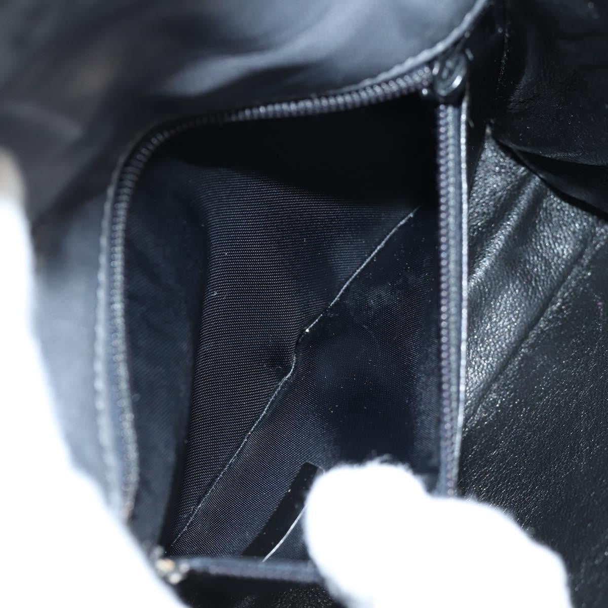 Chanel Vintage Camellia Flap Crossbody Bag Satin and Mesh, BLACK, SATIN, Shoulder bag