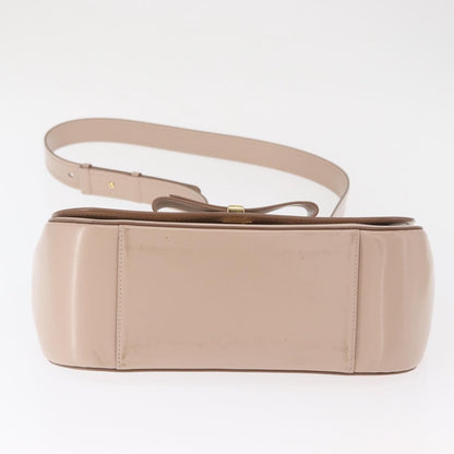 Salvatore Ferragamo Vala Handbag Leather, BEIGE, LEATHER, Handbag