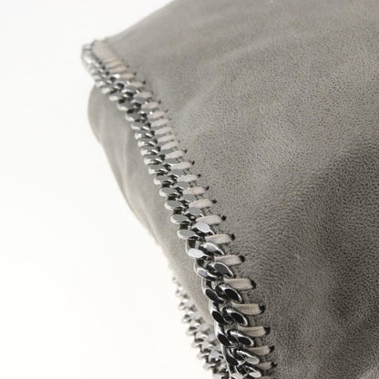 Stella McCartney Falabella Tote Shaggy Deer, GRAY, POLYESTER, Shoulder bag