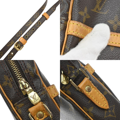 Louis Vuitton Danube Handbag Monogram Canvas, BROWN, CANVAS, Shoulder bag