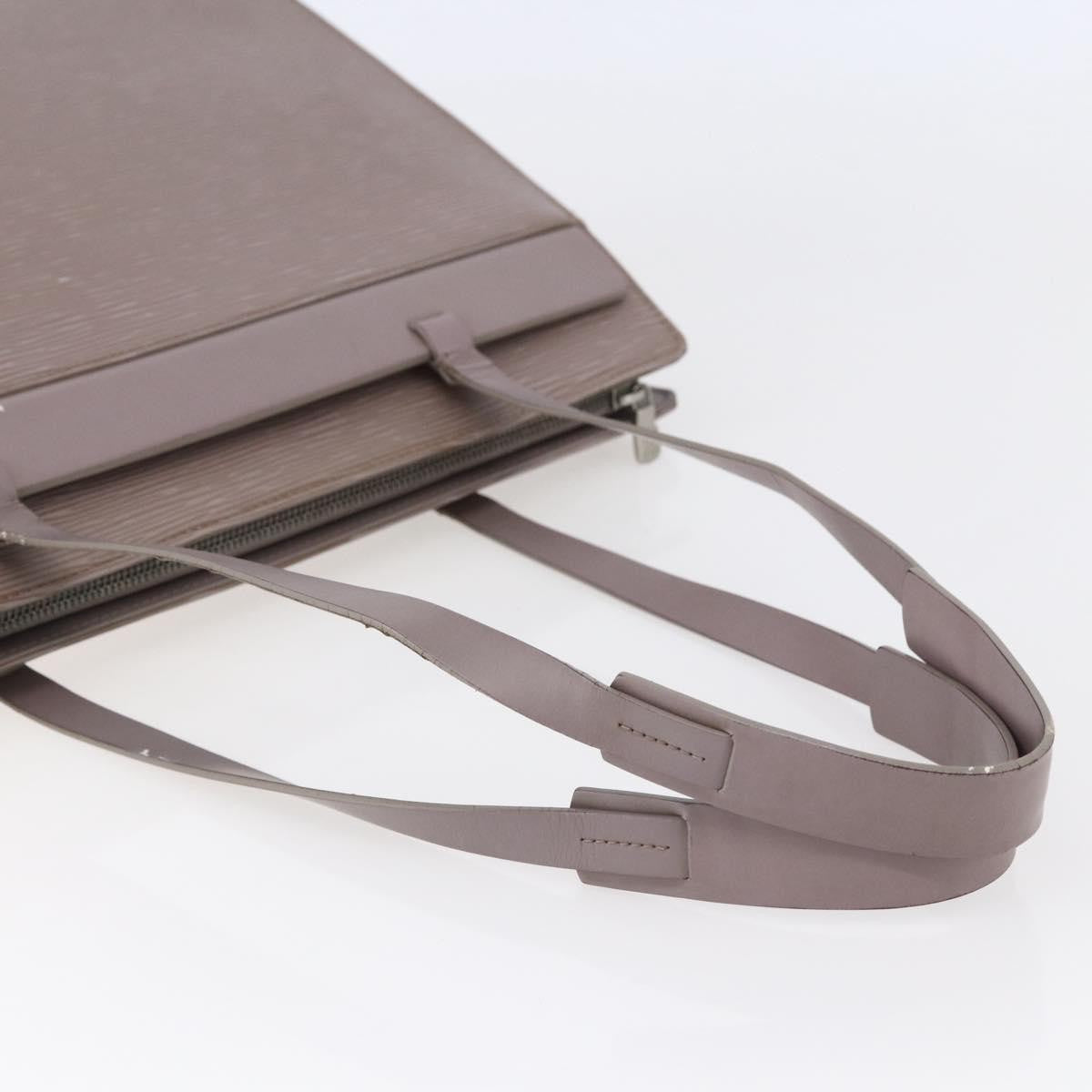 Louis Vuitton Croisette Handbag Epi Leather, PURPLE, LEATHER, Tote bag