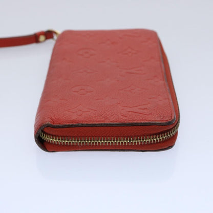 Louis Vuitton Portefeuille zippy Monogramme Empreinte Monogramme Empreinte, RED, LEATHER, Wallets