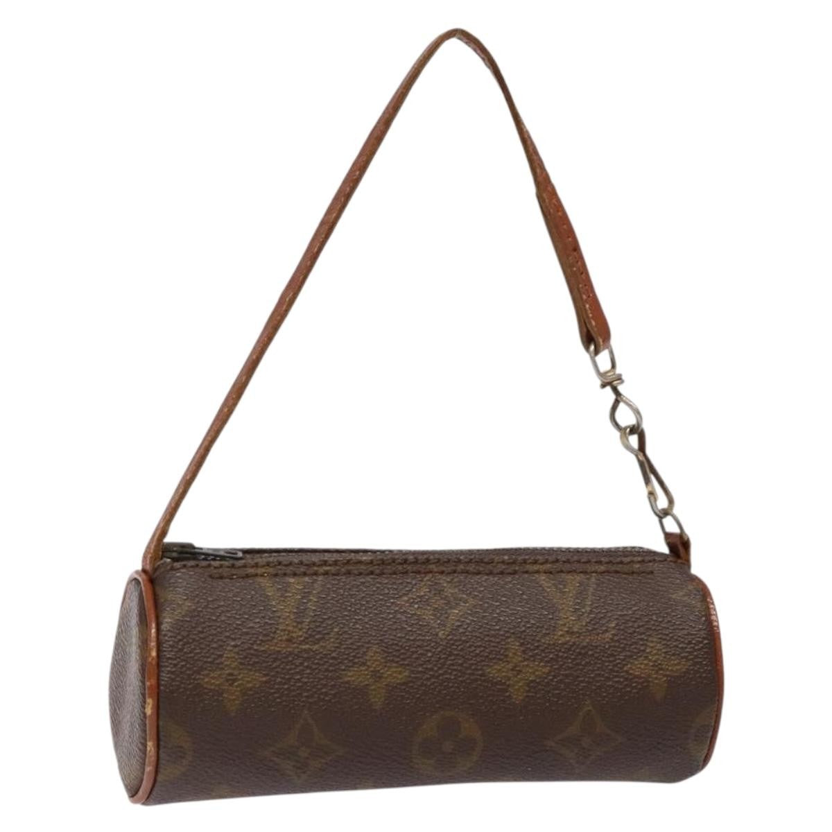 Louis Vuitton Papillon Pochette Monogram Canvas, BROWN, CANVAS, Handbag