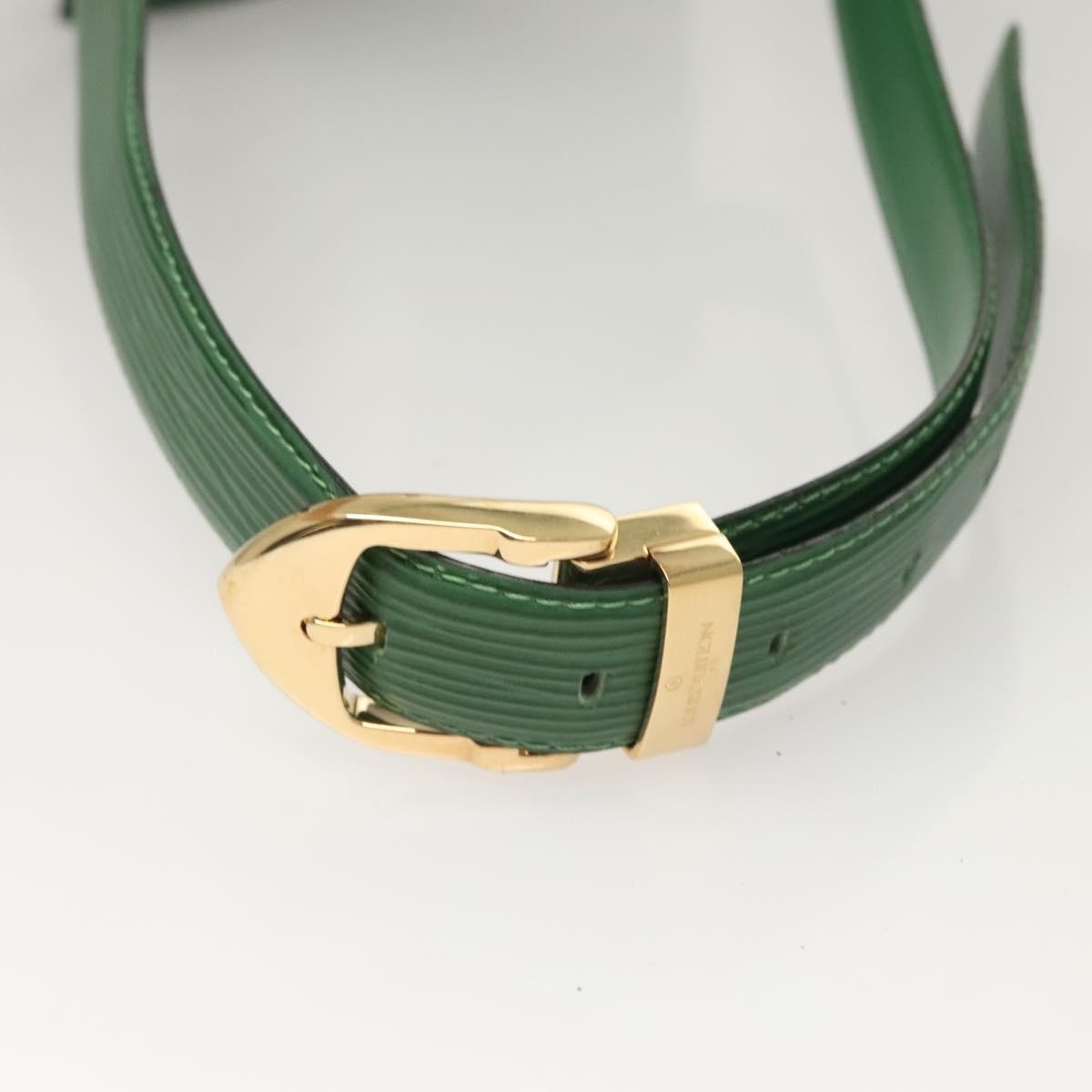 Louis Vuitton Tilsitt Bum Bag Epi Leather, GREEN, LEATHER, Travel bag