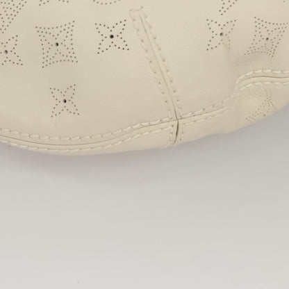 Louis Vuitton Onatah Hobo Mahina Leather, BEIGE, LEATHER, Shoulder bag