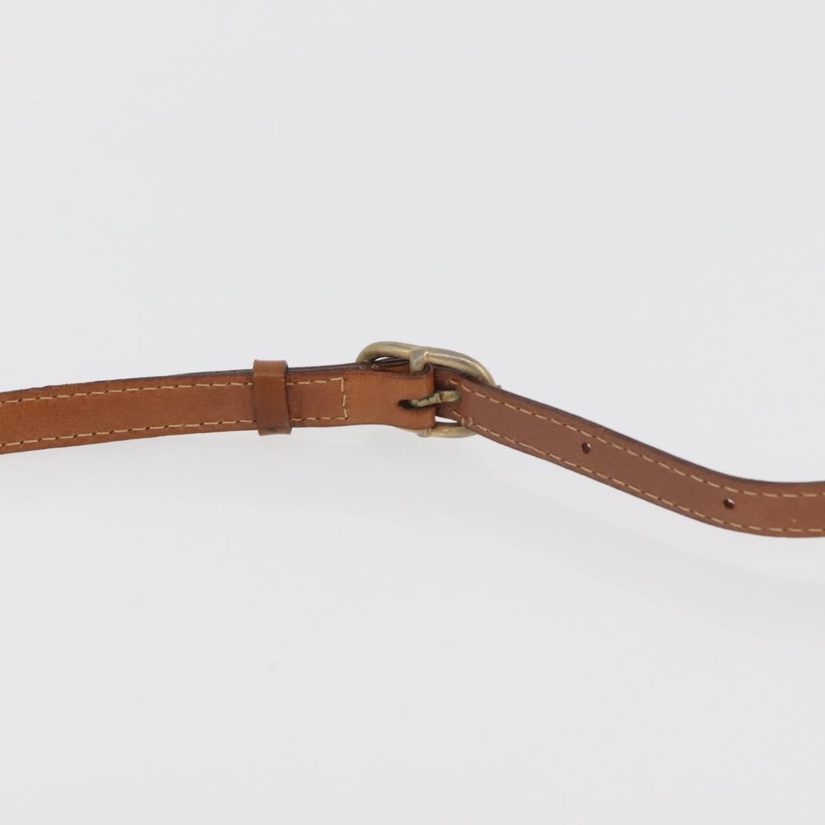 Celine Vintage Macadam Shoulder Bag Canvas, Brown, PVC, Shoulder Bag