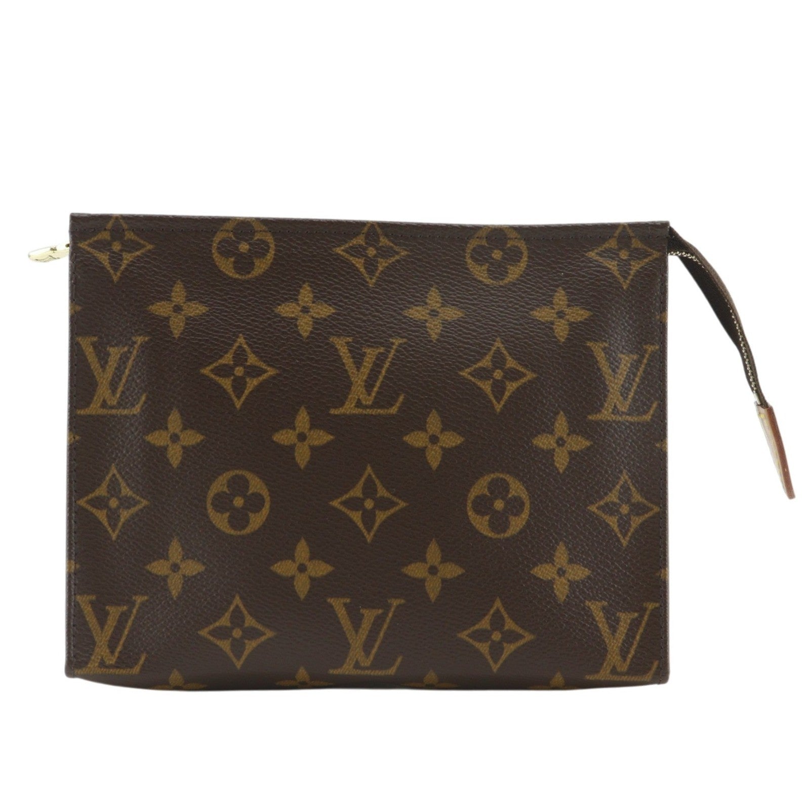 Louis Vuitton Toiletry Pouch Monogram Canvas, Brown, Canvas, Wallet