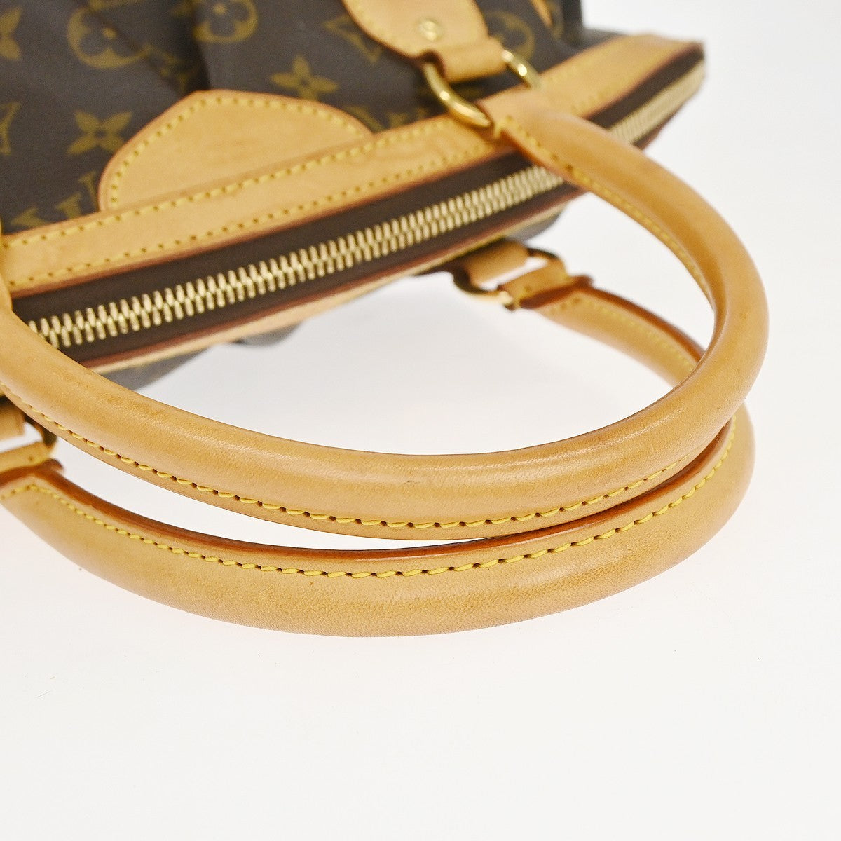 Louis Vuitton Tivoli Handbag Monogram Canvas, Brown, Canvas, Handbag