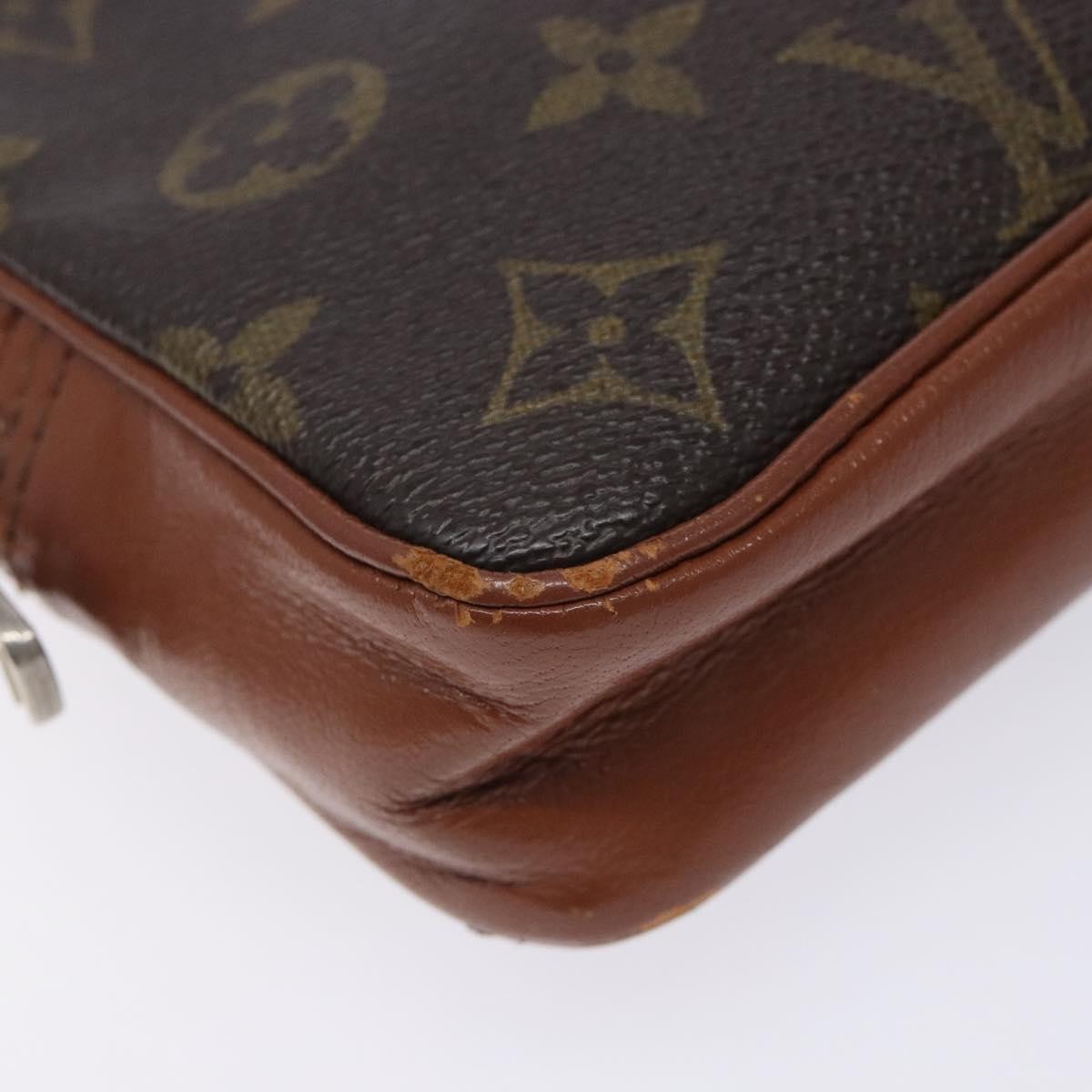 Louis Vuitton Monogram Clutch Monogram Canvas, BROWN, CANVAS, Clutche & pouche