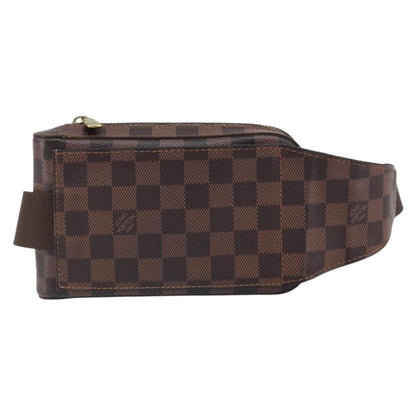 Louis Vuitton Geronimos Waist Bag Damier, BROWN, CANVAS, Clutche & pouche