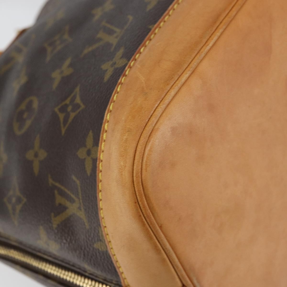 Louis Vuitton Alma Handbag Monogram Canvas, BROWN, CANVAS, Handbag