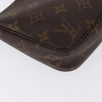 Louis Vuitton Pochette Accessoires NM Monogram Canvas, BROWN, CANVAS, Clutche & pouche