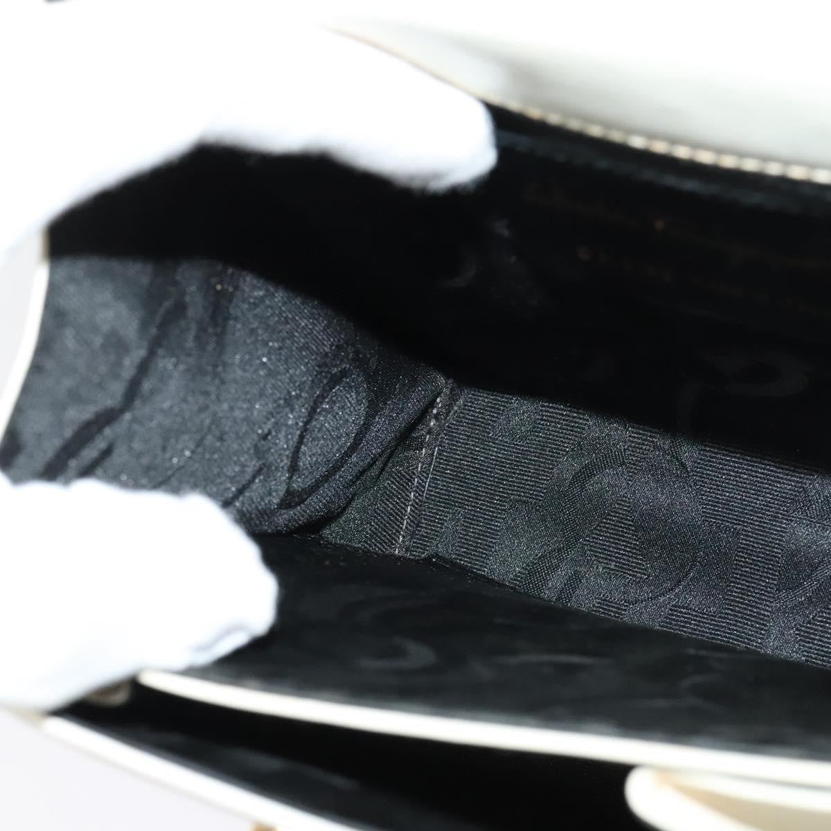 Salvatore Ferragamo Gancini Convertible Top Handle Bag Leather, WHITE, LEATHER, Handbag