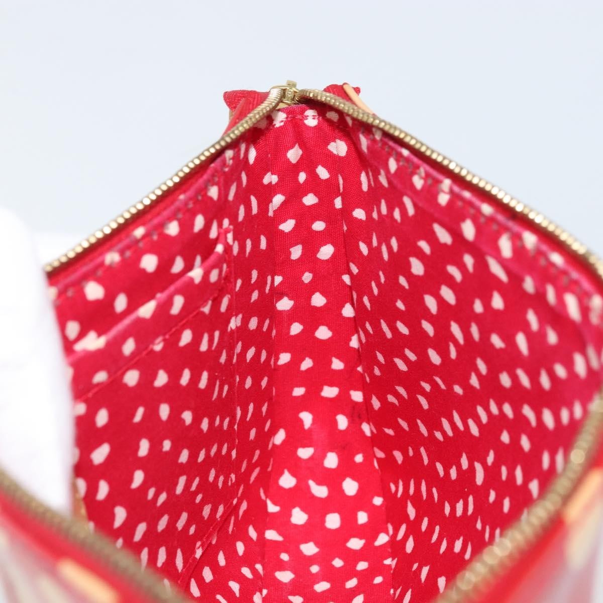 Louis Vuitton Pochette Accessoires NM Kusama Infinity Dots Monogram Vernis, RED, PATENT_LEATHER, Clutche & pouche