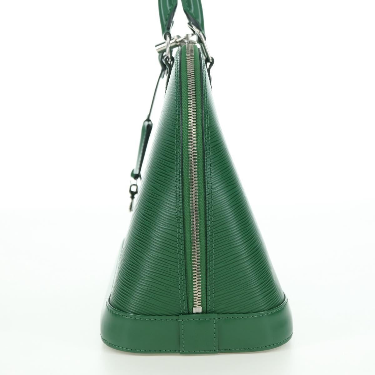 Louis Vuitton Alma Handbag Epi Leather, Green, Leather, Handbag