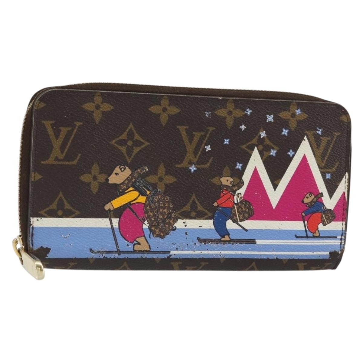 Louis Vuitton Zippy wallet Canvas, BROWN, CANVAS, Wallets