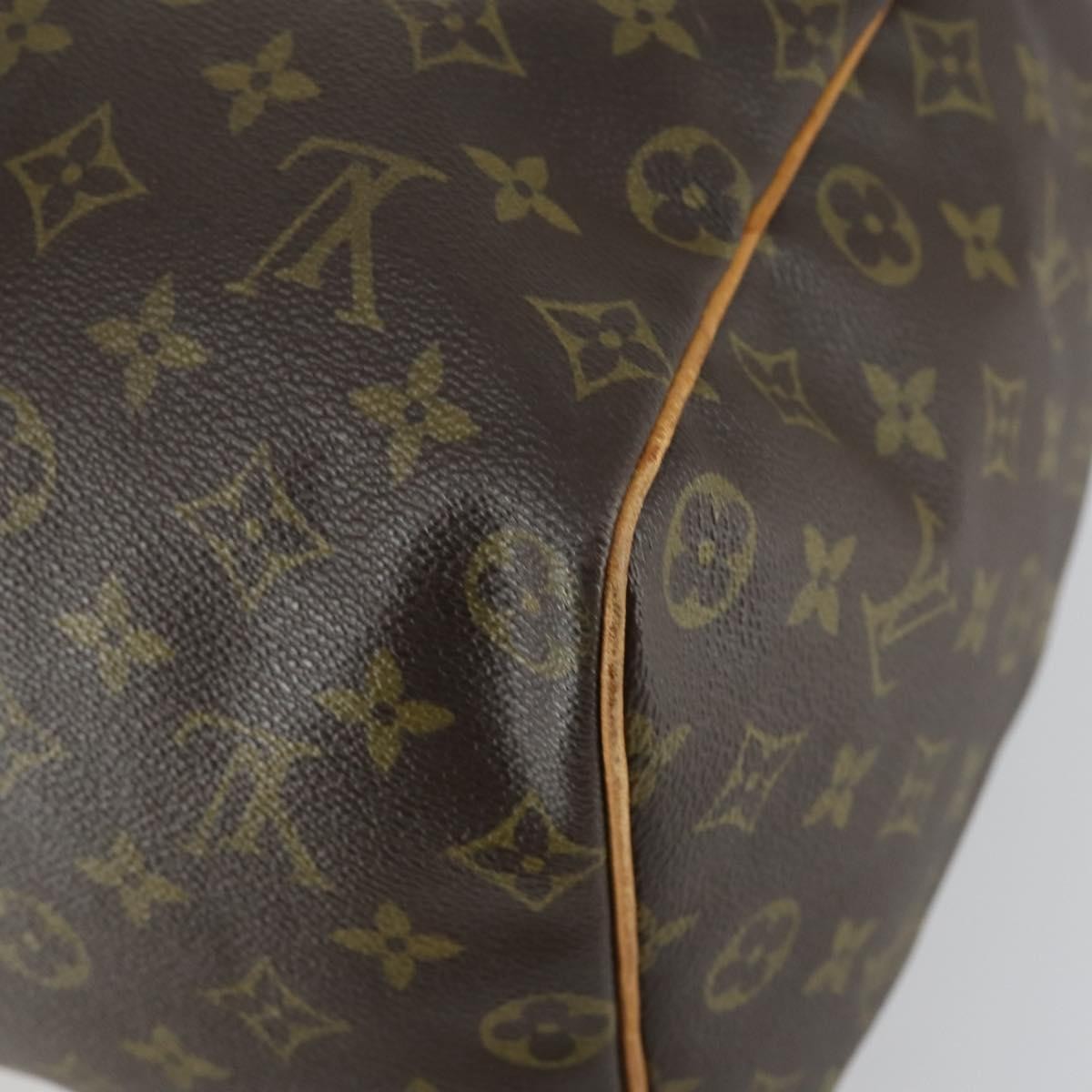 Louis Vuitton Speedy Handbag Monogram Canvas, BROWN, CANVAS, Travel bag