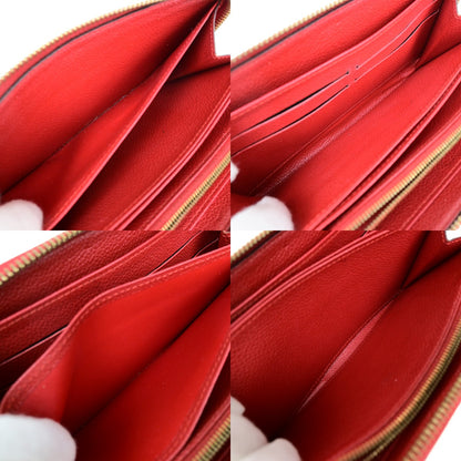 Louis Vuitton Portefeuille zippy Monogramme Empreinte Monogramme Empreinte, RED, LEATHER, Wallets