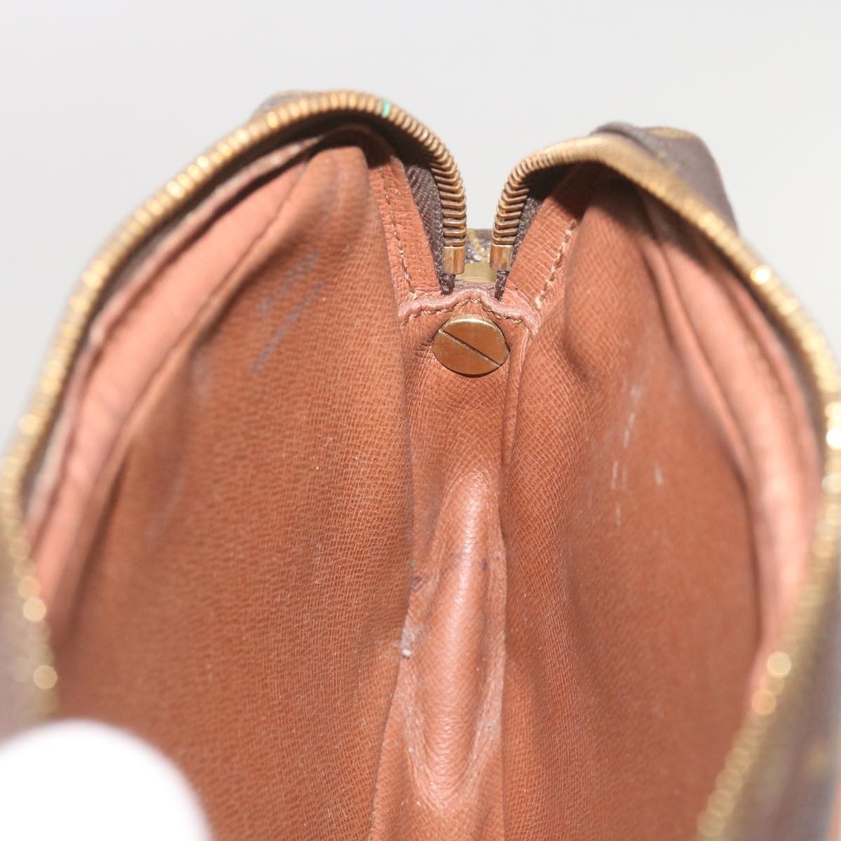 Louis Vuitton Marly Dragonne Clutch Monogram Canvas, BROWN, CANVAS, Clutche & pouche