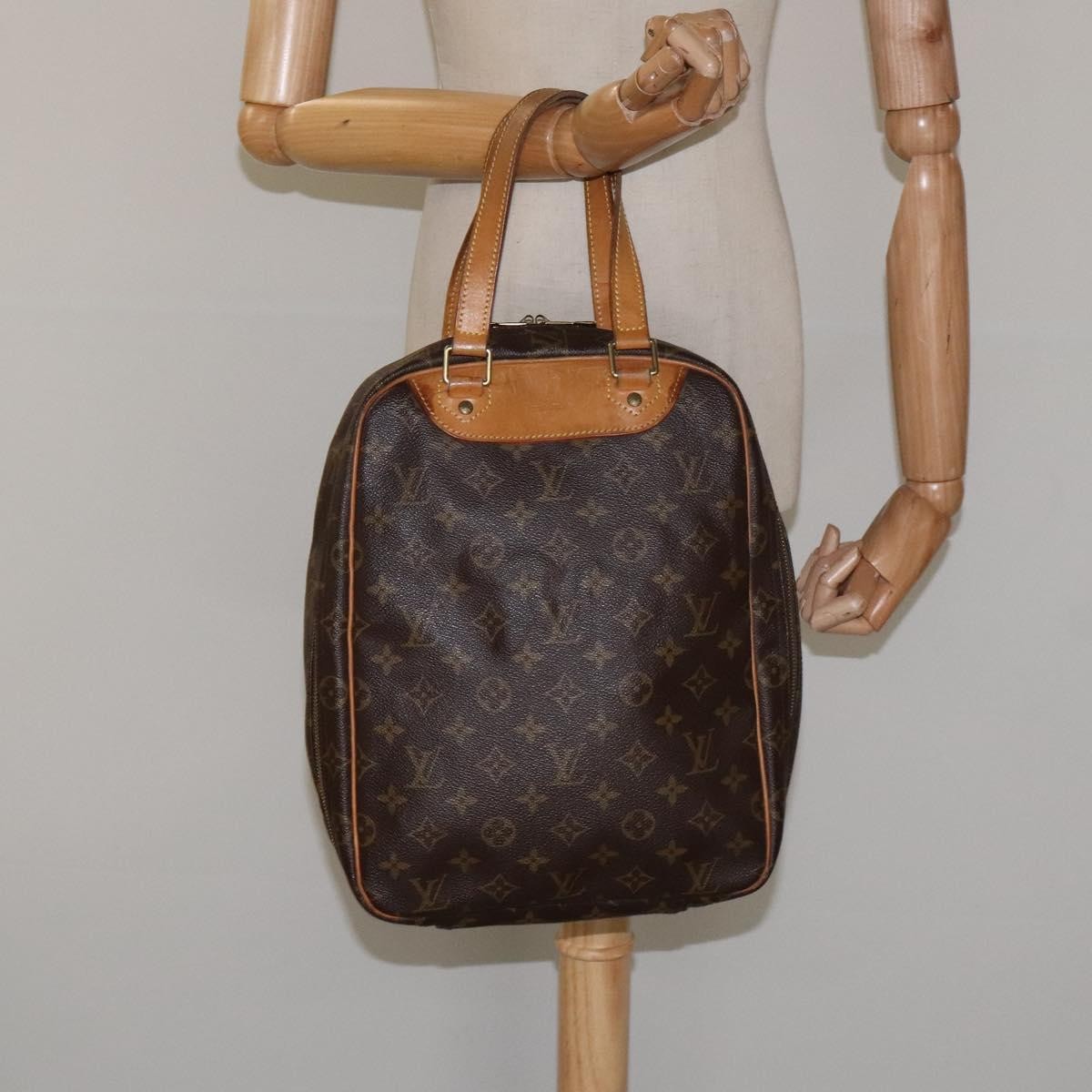 Louis Vuitton Excursion Handbag Monogram Canvas, BROWN, CANVAS, Handbag