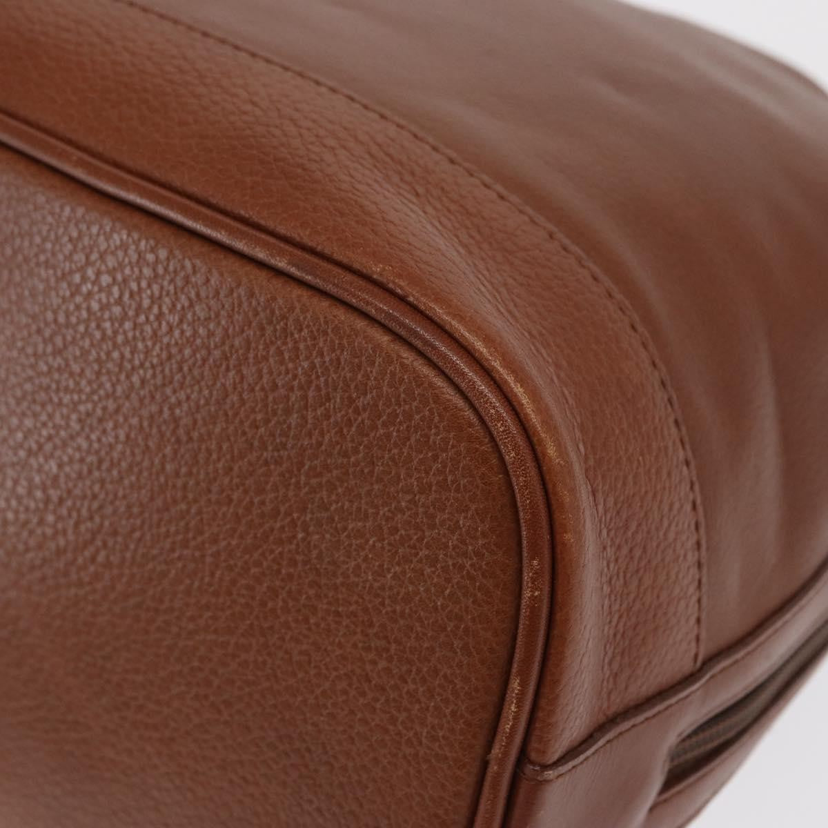 Burberry Vintage Shoulder Bag Leather, BROWN, LEATHER, Shoulder bag