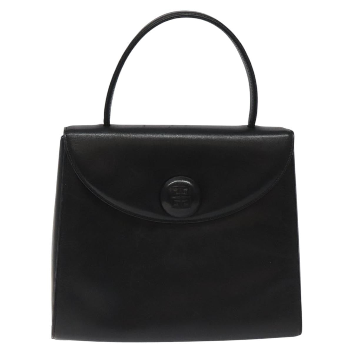Givenchy Vintage 4G handbag Leather, BLACK, LEATHER, Handbag