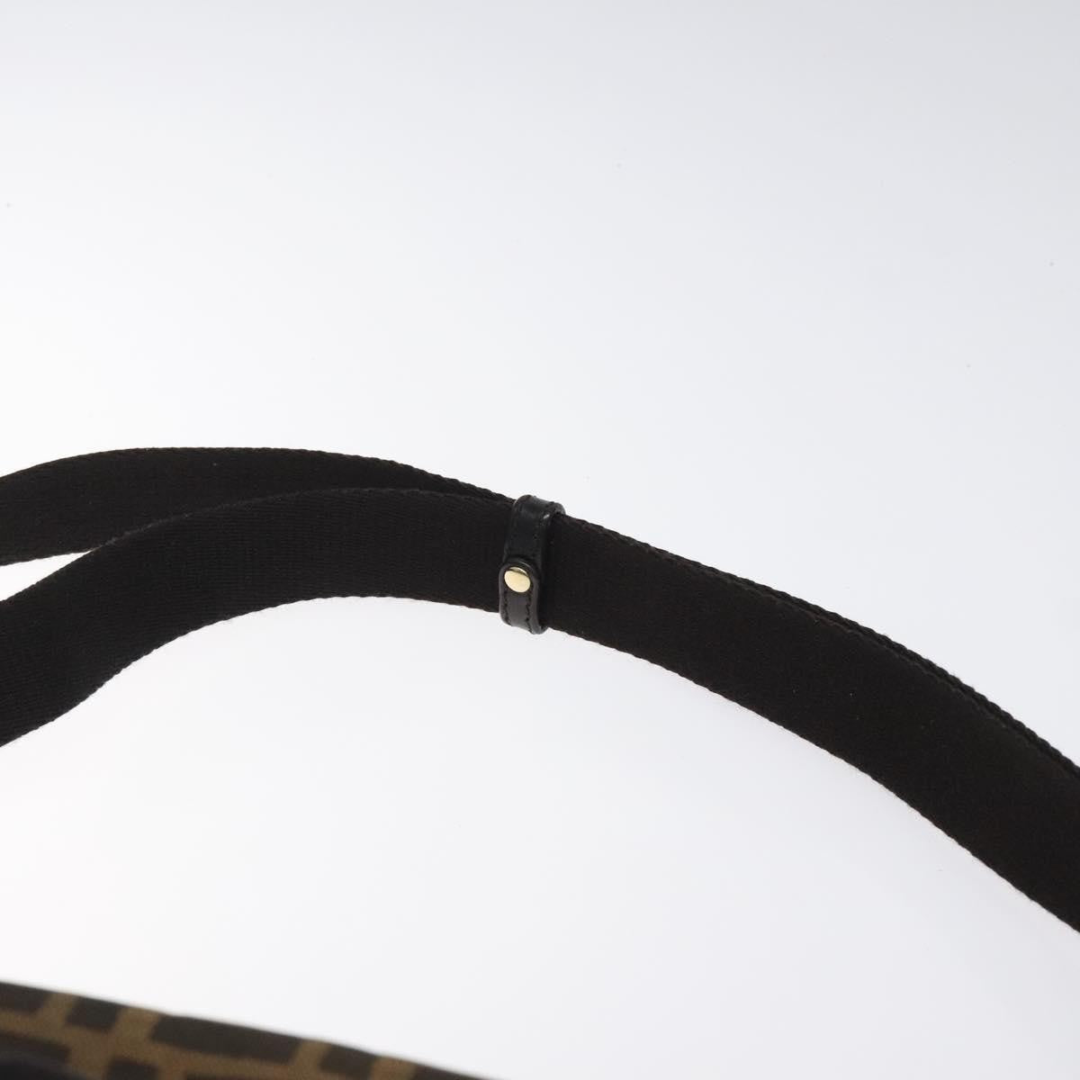 Fendi Chef Zip Crossbody Bag Zucca Canvas, BROWN, CANVAS, Crossbody bag