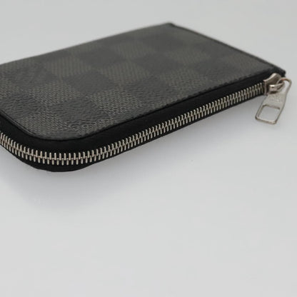 Louis Vuitton Porte-Monnaie NM Wallet Damier Graphite, GRAY, CANVAS, Wallets