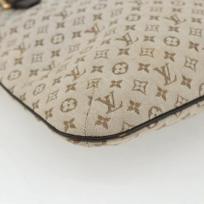 Louis Vuitton Francoise handbag Mini lin, KHAKI, CANVAS, Tote bag