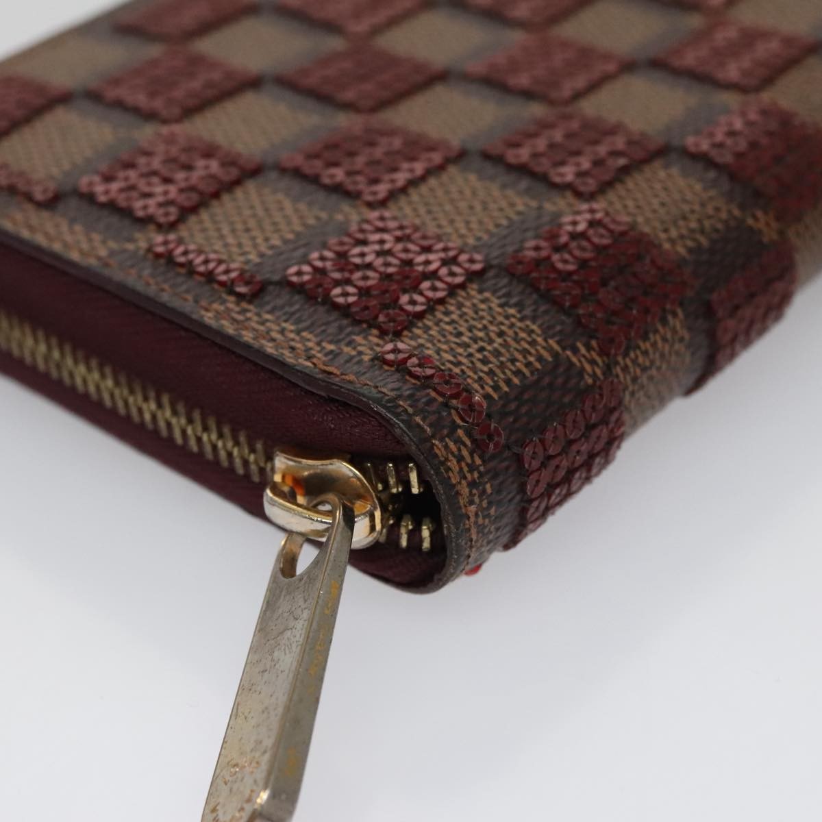 Louis Vuitton Zippy Wallet NM Damier Piet, BROWN, CANVAS, Wallets