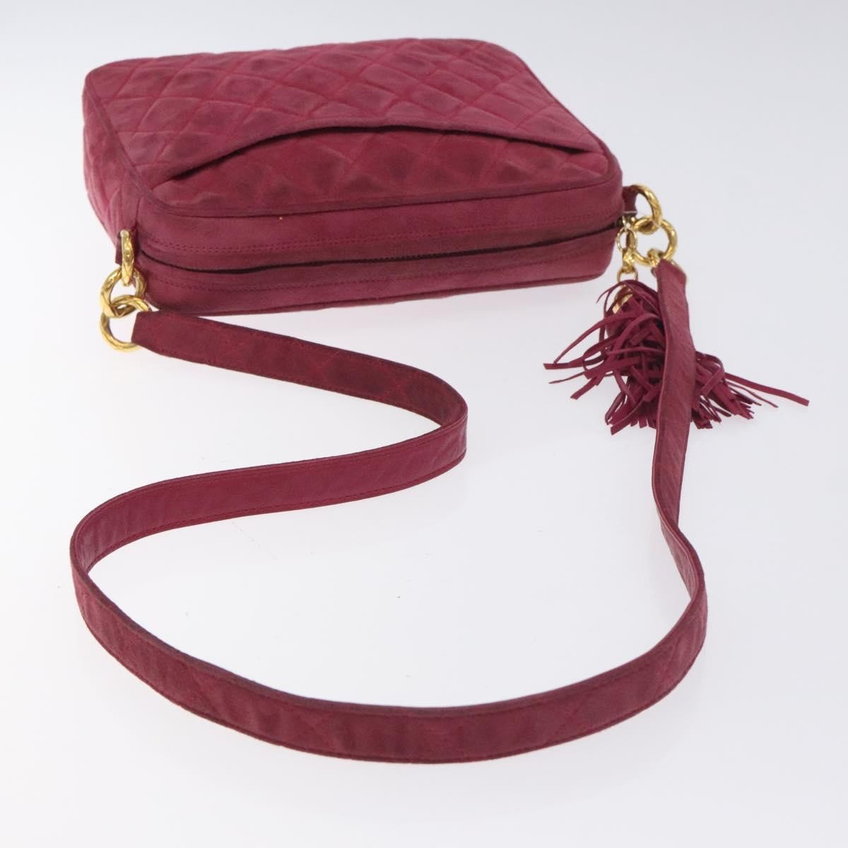 Chanel Vintage Camera bag Suede, PINK, SUEDE, Crossbody bag