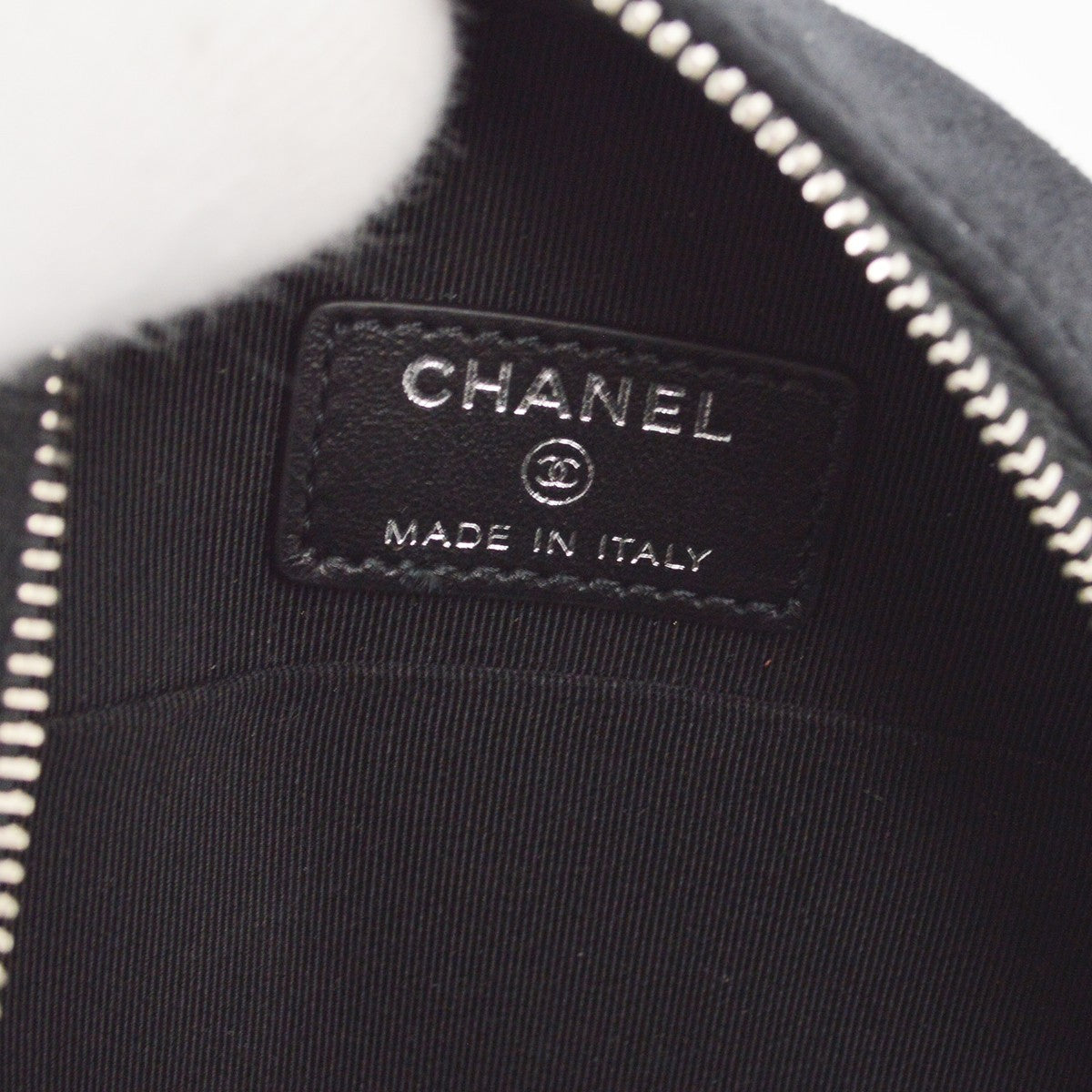 Chanel Star Round Clutch with Chain Quilted Suede with Crystal Embellished Charms, BLACK, SUEDE, Clutche & pouche