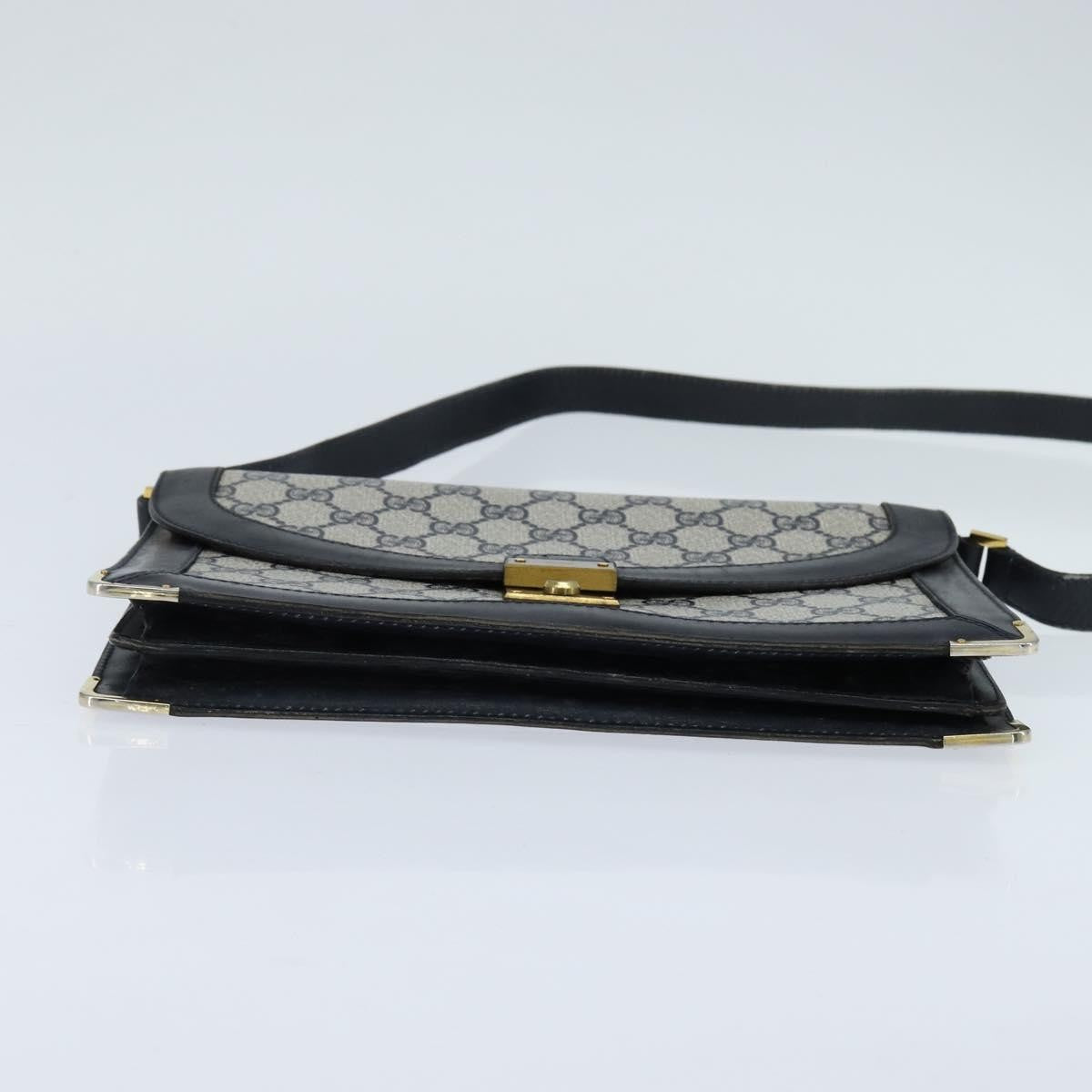 Gucci GG Supreme Messenger Bag GG canvas, NAVY, PVC, Shoulder bag