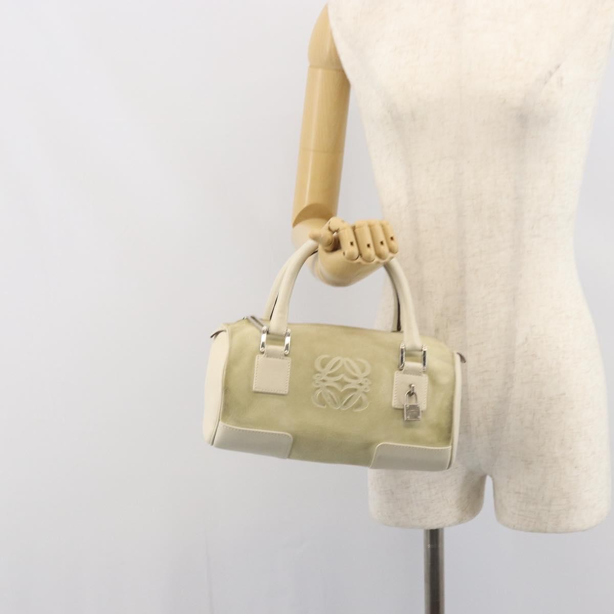 Loewe Amazona Bag Suede, BEIGE, SUEDE, Handbag