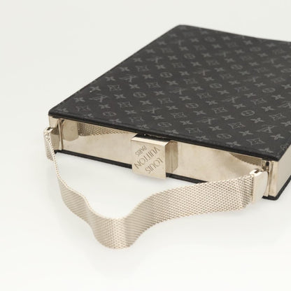 Louis Vuitton Saint Ange Handbag Monogram Satin, BLACK, SATIN, Handbag