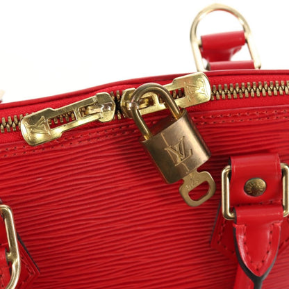 Louis Vuitton Vintage Alma Handbag Epi Leather, RED, LEATHER, Handbag