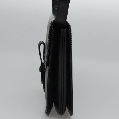 Saint Laurent Vintage Shoulder Bag Leather, BLACK, LEATHER, Shoulder bag