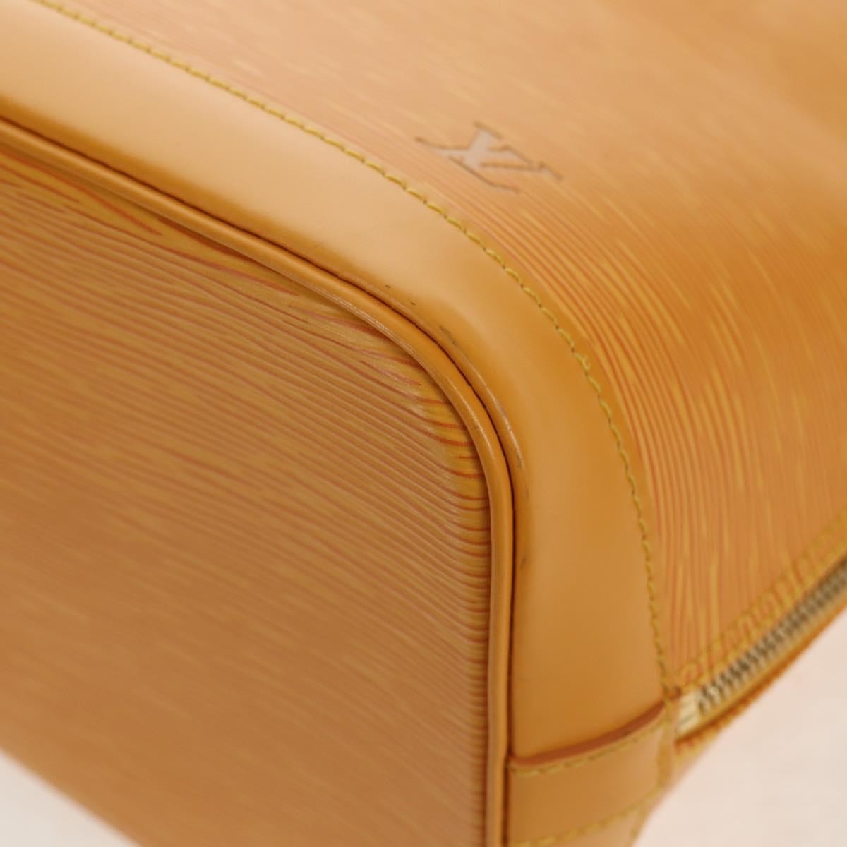 Louis Vuitton Alma Handbag Epi Leather, YELLOW, LEATHER, Handbag
