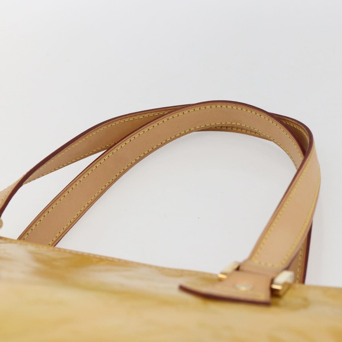 Louis Vuitton Houston Handbag Monogram Vernis, YELLOW, PATENT_LEATHER, Tote bag