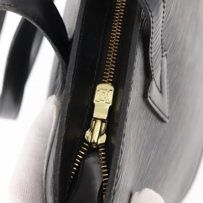 Louis Vuitton Saint Jacques Handbag Epi Leather, BLACK, LEATHER, Shoulder bag